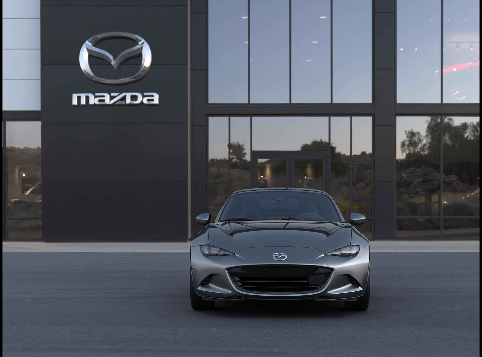 New Machine Gray Metallic 2026 Mazda MX-5 Miata RF Grand Touring