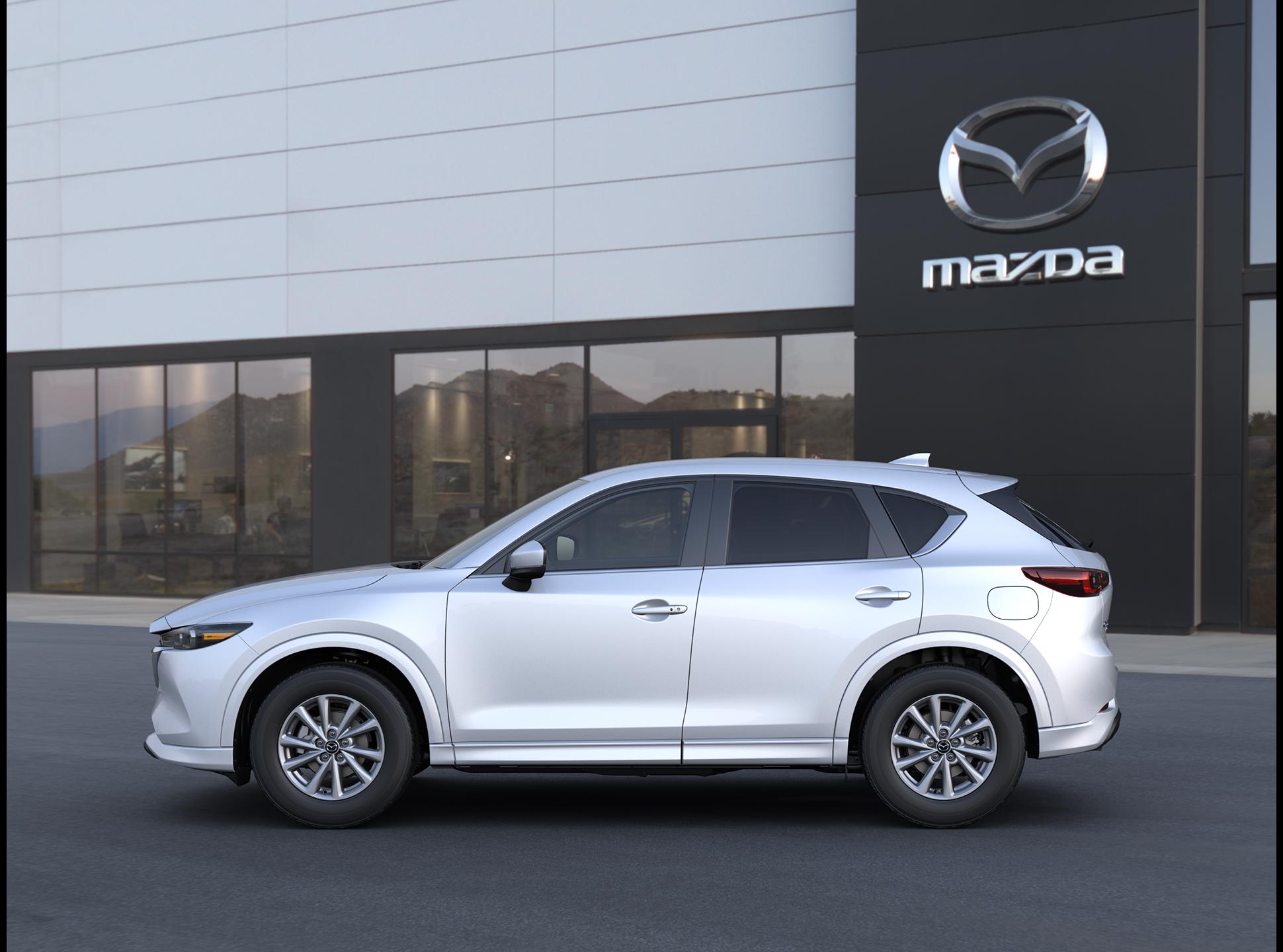 New Rhodium White Metallic 2025 Mazda CX-5 2.5 S Preferred AWD for