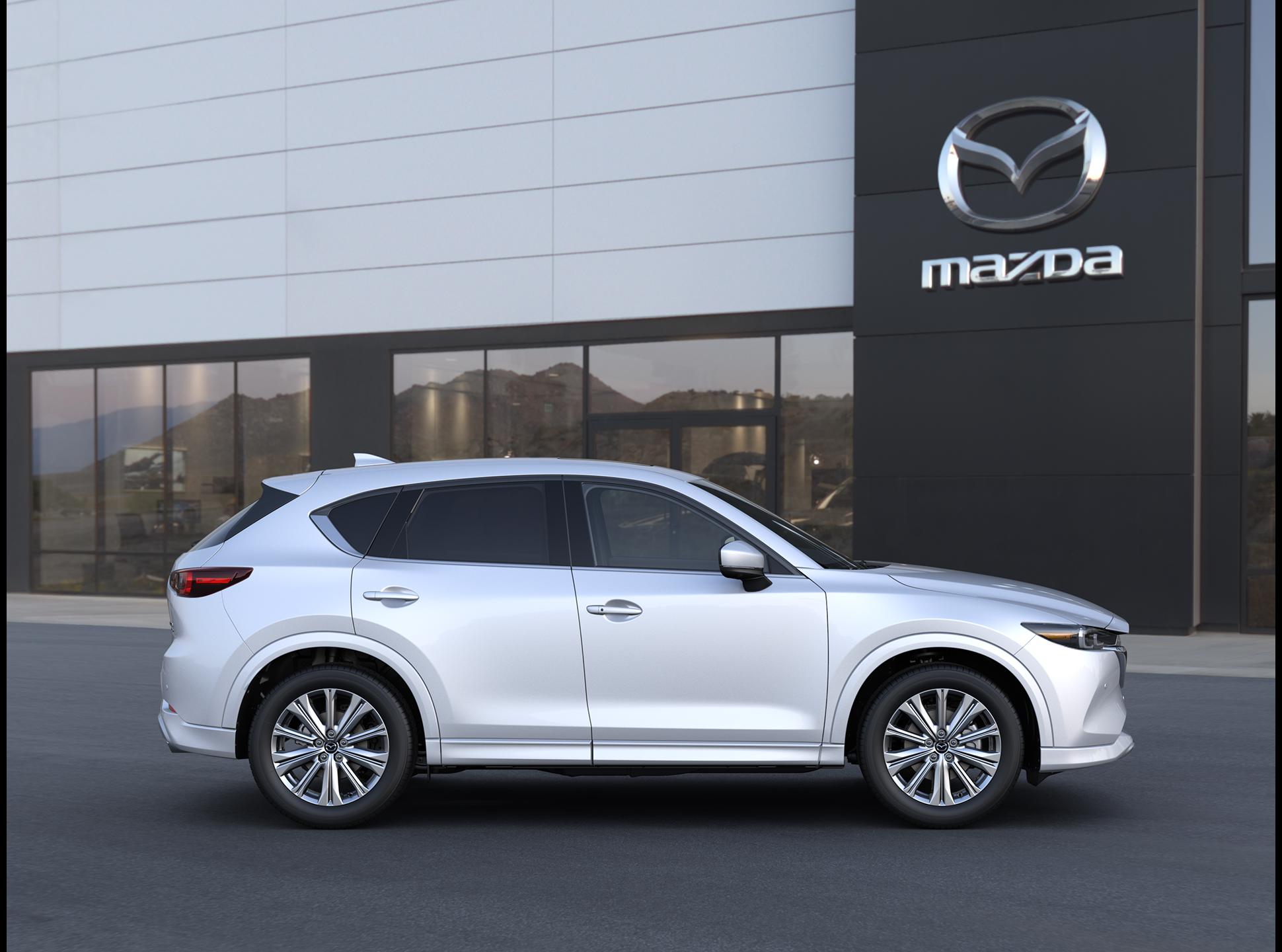 New Rhodium White Metallic 2025 Mazda CX-5 2.5 Turbo Signature AWD