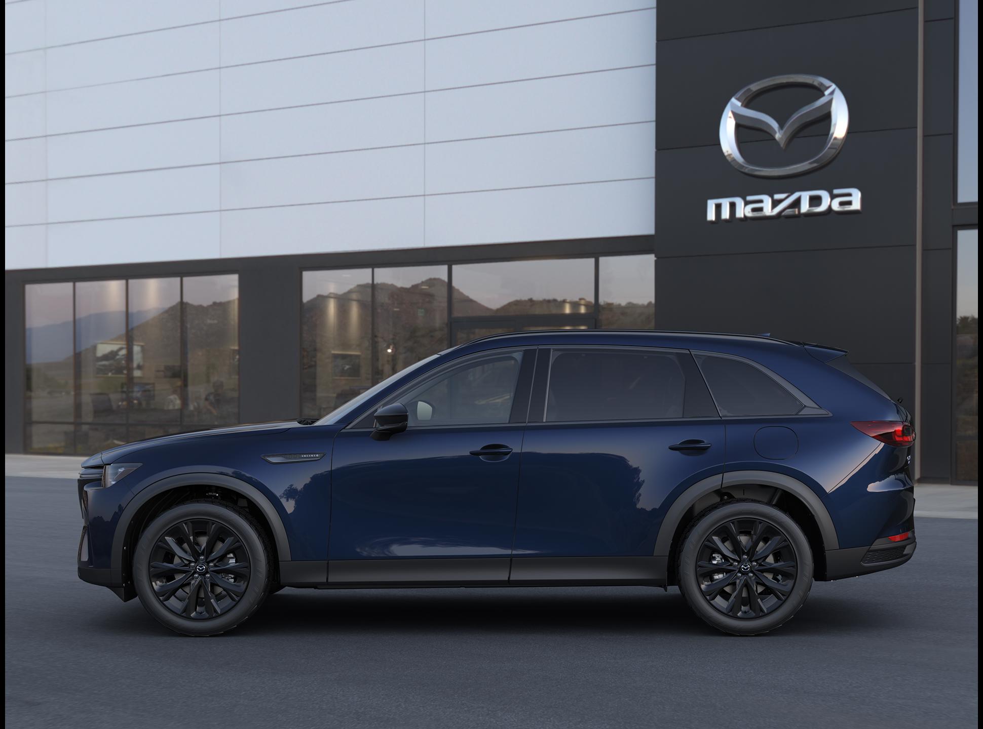 New 2026 Deep Crystal Blue Mica Mazda 3.3 Turbo Premium Sport AWD image 3