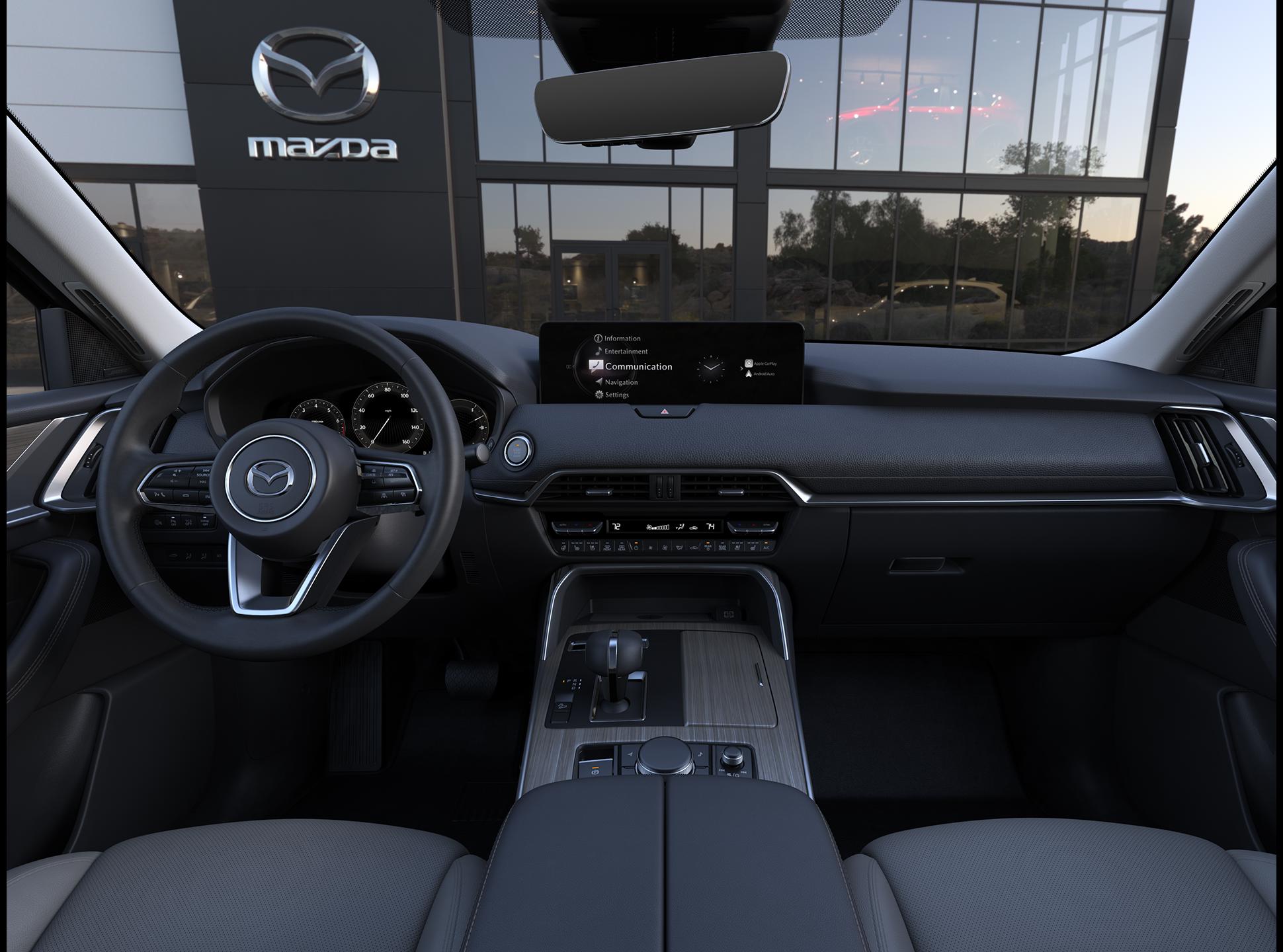 New 2026 Deep Crystal Blue Mica Mazda 3.3 Turbo Premium Sport AWD image 2
